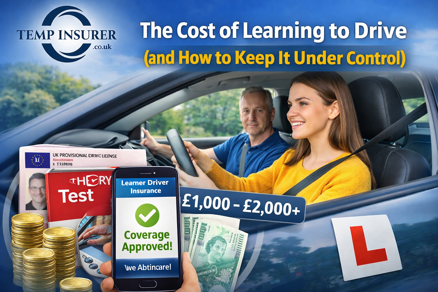 The Cost of Learning to Drive (and How to Keep It Under Control)